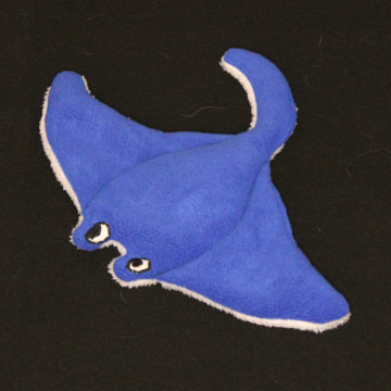 Wärmekissen "Rochen" blau